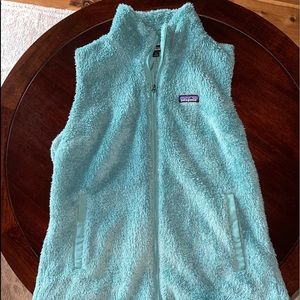 Teal fluffy Patagonia vest!